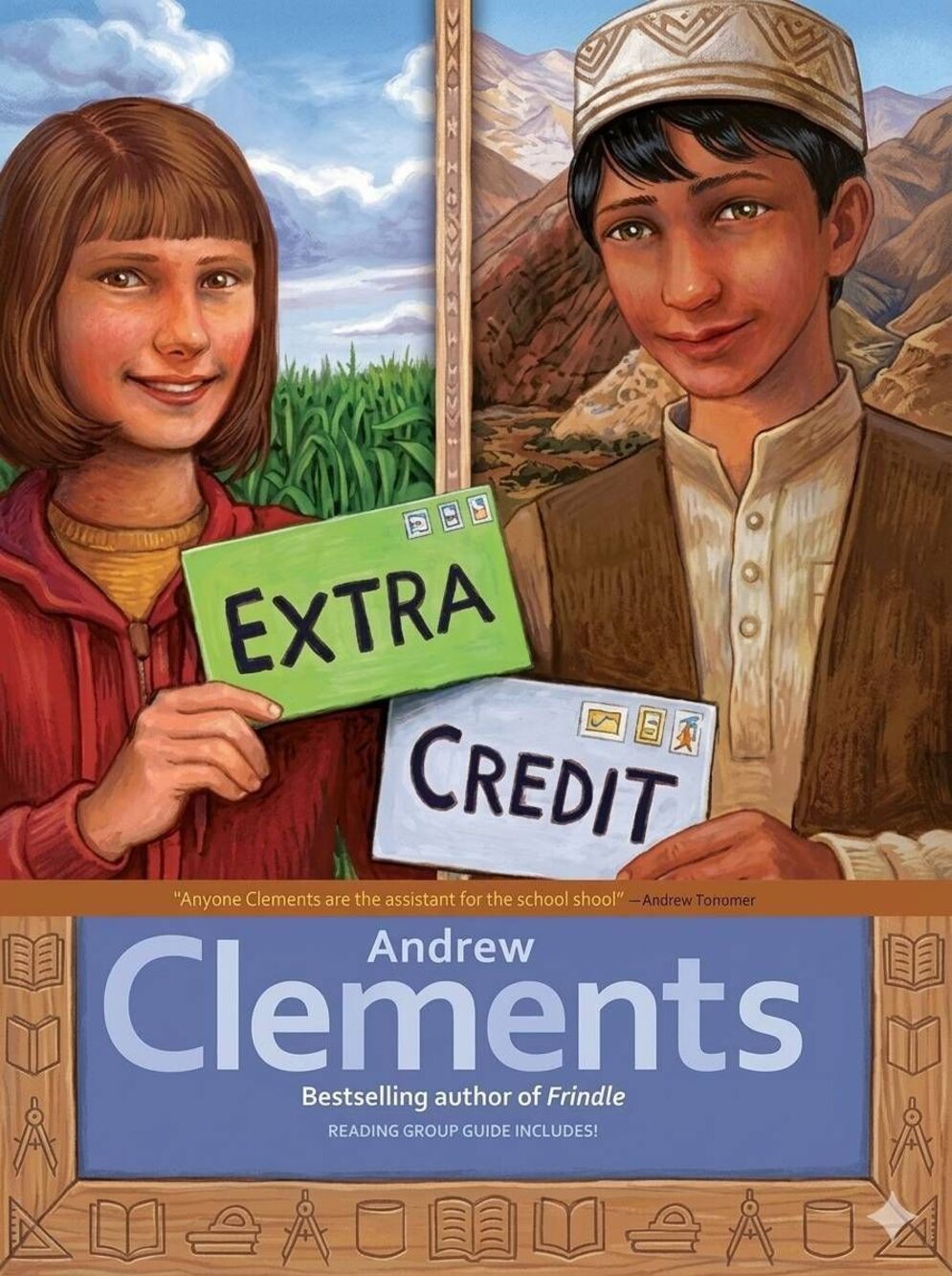 🔹️NWOT Extra Credit By Andrew Clements Paperback Book